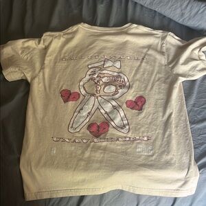 Kids Cream Graphic T-Shirt